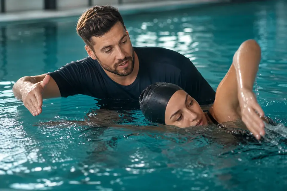 Swimming coaching