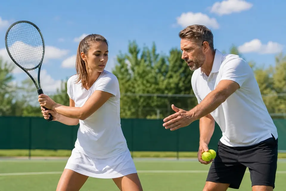 Tennis coaching